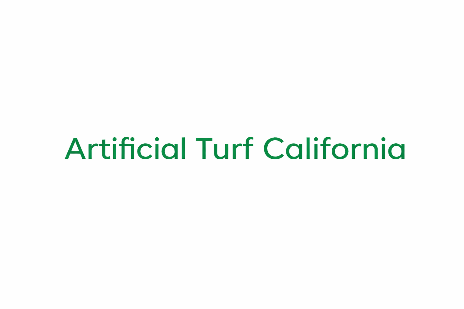 Artificial Turf California